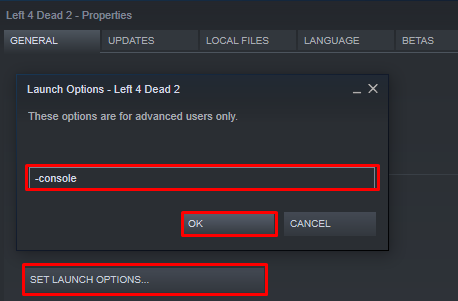 You have insecure in the launch options left 4 dead 2 что делать